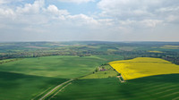 3 crop rotation from a drone