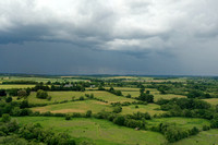Storm and over farmland