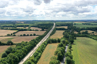 Farmland and motorway