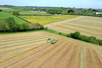 Old grass harvester